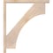 Ekena Millwork Westlake Block Smooth Bracket w/ Offset Brace, Douglas Fir, 3 1/2"W x 28"D x 32"H BKT0402X28X32WTL05SDF - alternate 2